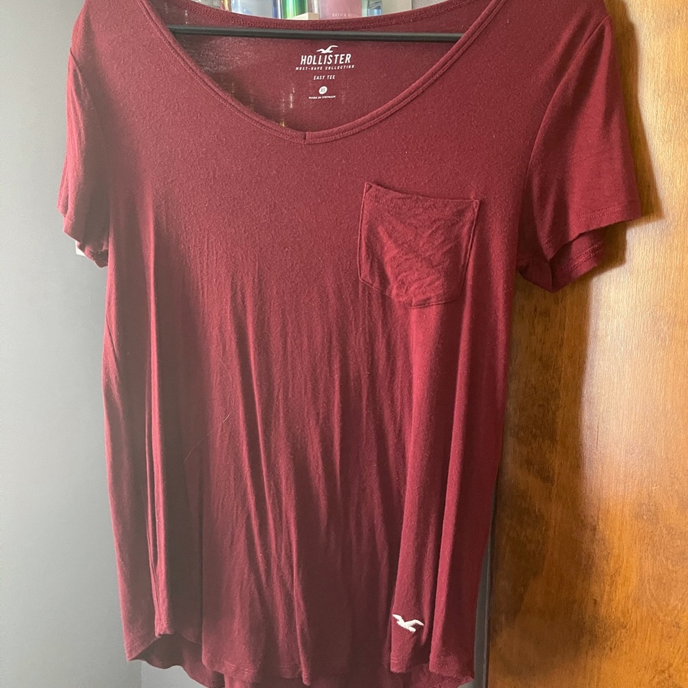 Burgundy Tee
